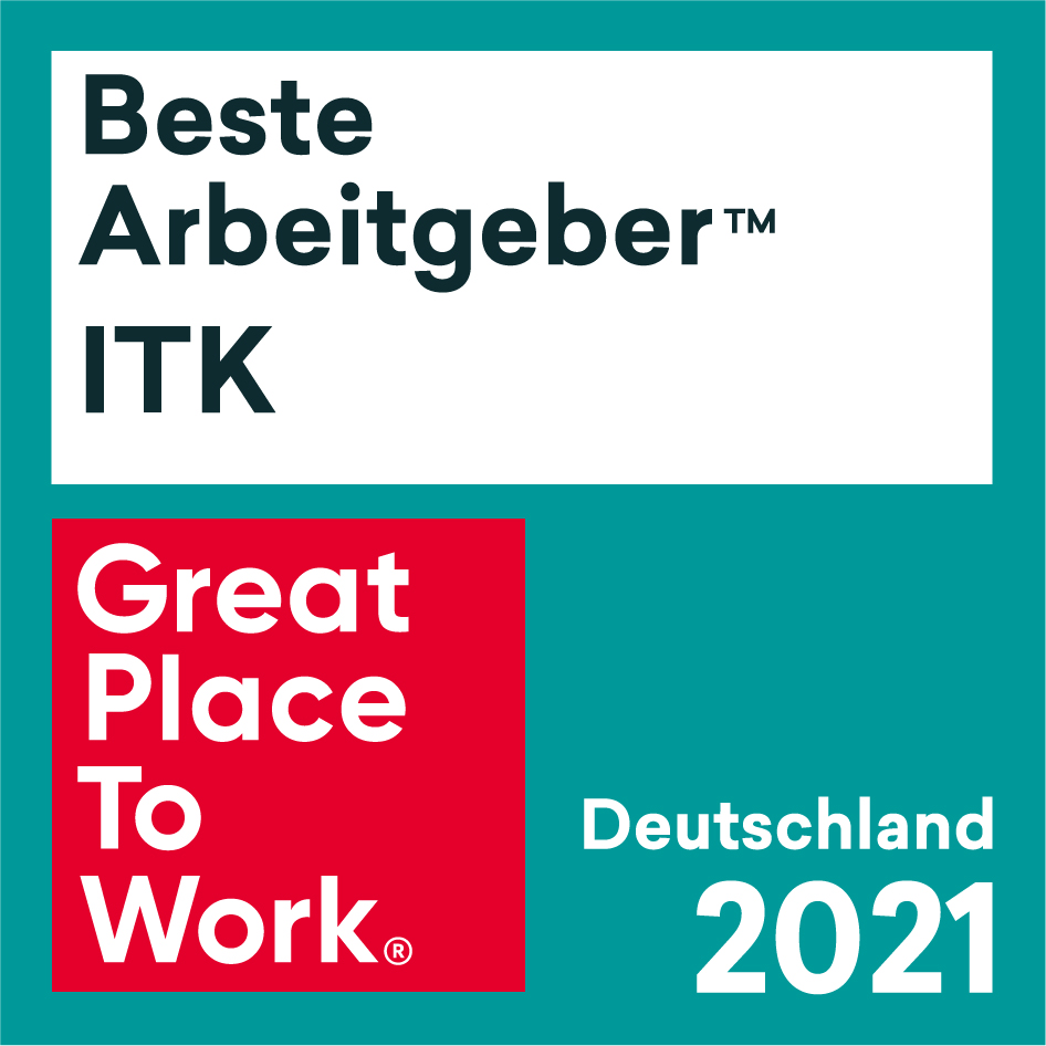 Great Place to Work Auszeichnung 2021 Bester Arbeitgeber ITK