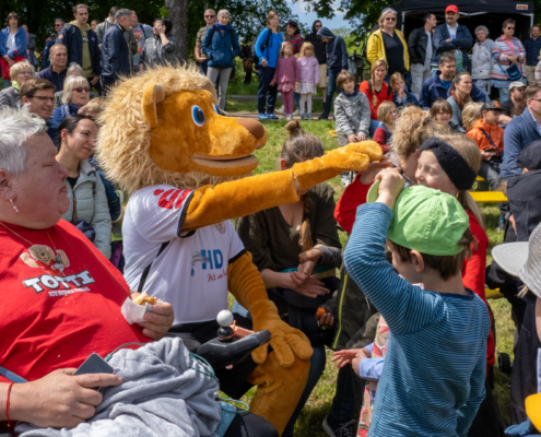 KSV Maskottchen beim Tigerentenrennen 2023