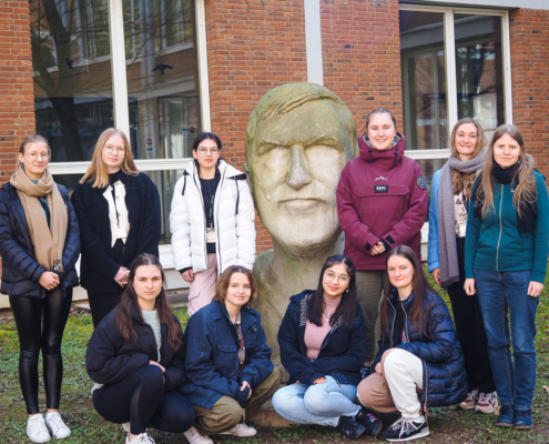 Gruppenfoto Girls Go Informatics MINT Workshop