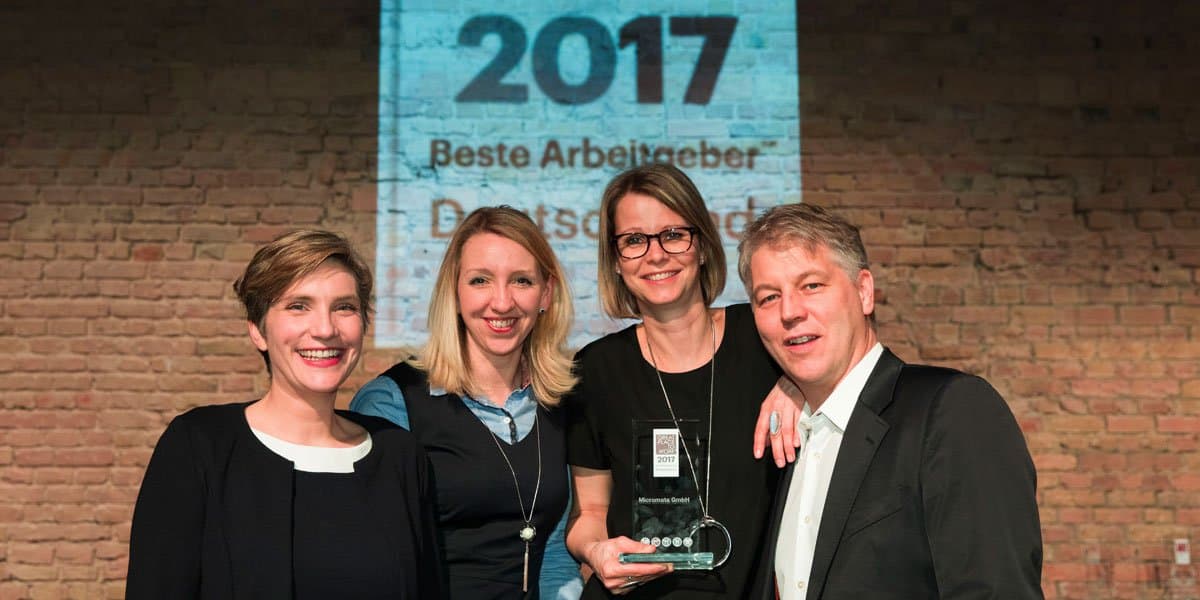 Micromata empfängt Great Place to Work Auszeichnung 2017