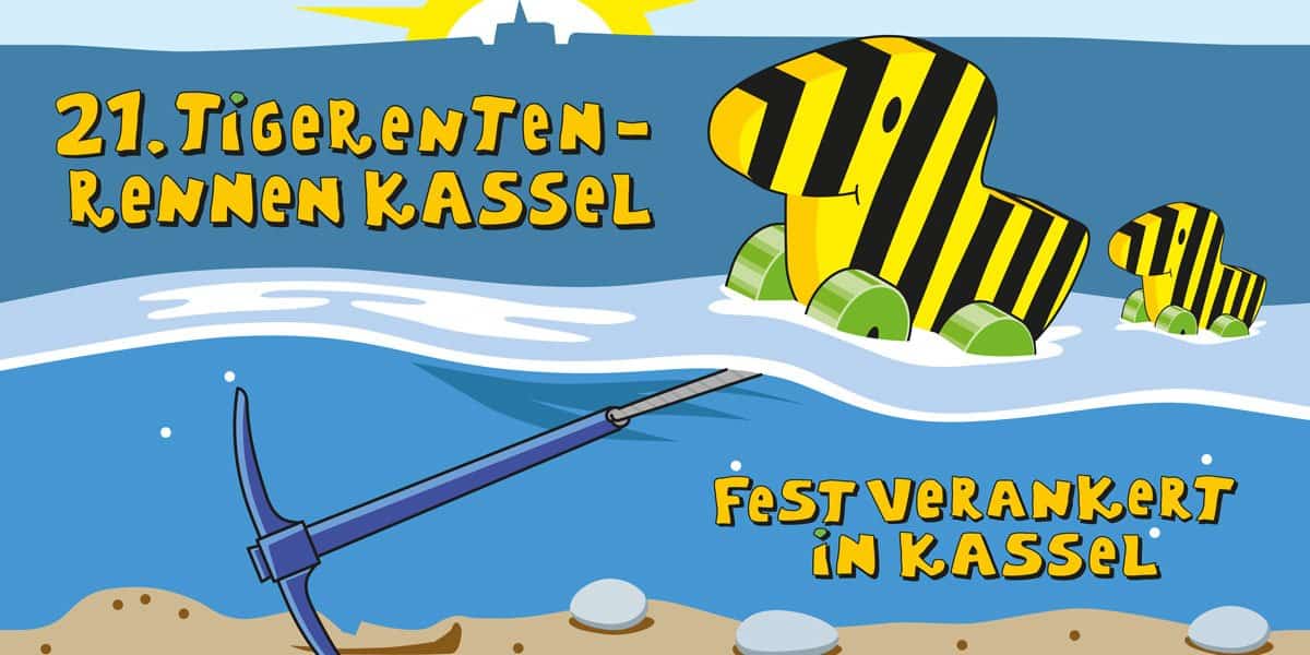 Banner 21. Tigerentenrennen Kassel 2023