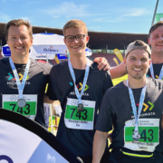 Micromata Team Gruppenfoto beim Kassel Marathon 2023