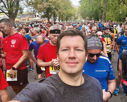 Selfie Geschäftsführung Kassel Marathon 2023