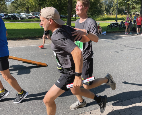 Micromata Mitarbeiter läuft beim Kassel Marathon 2023