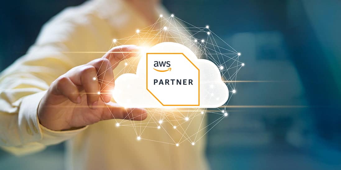 Logo offizieller Partner von AWS Amazon Web Services