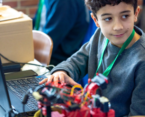 Tüfteln und basteln bei der RoboCup-Quali 2024 in Kassel