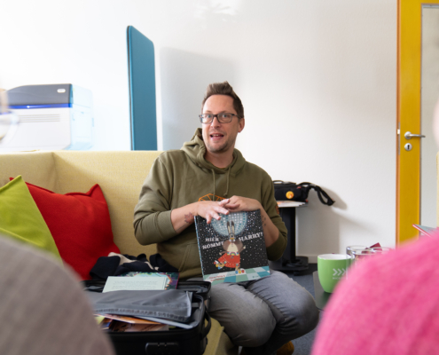 Marcel Kahl aka Regenbogenpapi zu Besuch bei Micromata