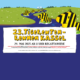 Plakatmotiv Tigerenten-Rennen 2025: Tigerenten schwimmen in einem Fluss