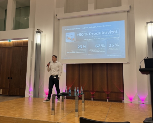 Alexander Podlich beim Kreativwirtschaftstag in Frankfurt 2025
