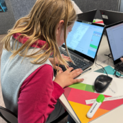 Schnappschuss von der Code Week Nordhessen 2026: KI-Workshop im Future Space